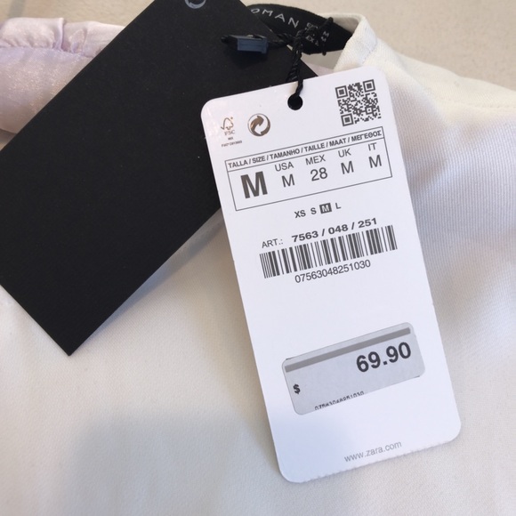 NWT Zara Blouse - Picture 7 of 7